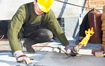 New Well flat roof construction